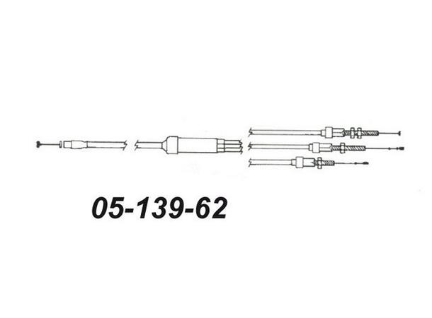 Gasswire Polaris Dobbel Inj. 7080373 7080373 